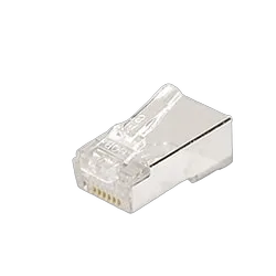 Connecteur RJ45 CAT5e STP MonoBrin+Peigne - par 10