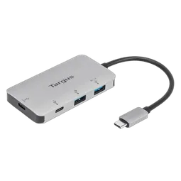 Targus Hub multi-port USB-C avec 2 ports USB-A et 2 ports USB-C et charge pass-through 100 W