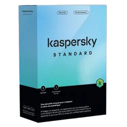Kaspersky Antivirus Standard Boîte - 1 An / 3 PC