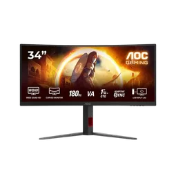 AOC CU34G4 - 34" CURVE UWQHD 180Hz Fast VA 0.5ms Adaptive Sync FreeSync Premium