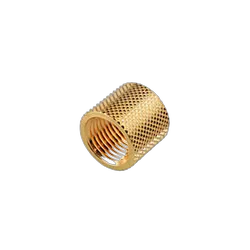 CONSTRUCTEUR Raccord tube rigide droit or - 14mm