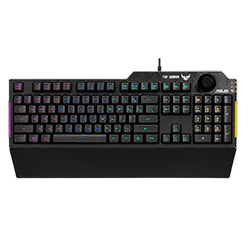 Asus TUF K1 - Membrane - Filaire - RGB - Noir
