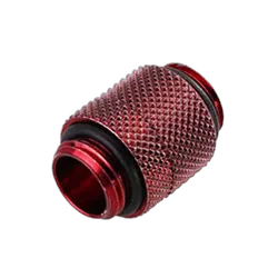 Raccord Mâle/Mâle droit rouge - 14mm