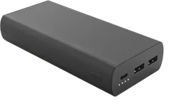 WE Batterie Externe 20000mAh 3 ports - 1 port USB C/2 USB A Noir