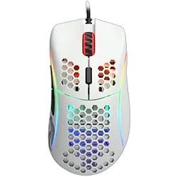 Glorious Model D - Filaire - RGB - Blanc