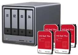 UGREEN DXP4800 Plus - 4 Baies avec 4 disques de 4To Red plus