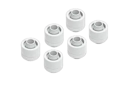 Alphacool Eiszapfen Fitting - 16/10mm - G1/4 - Pack de 6 - Blanc