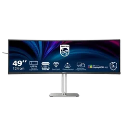 Philips 49B2U5900C - 49" CURVE DQHD 75Hz USB-C Rj45 Adaptive Sync