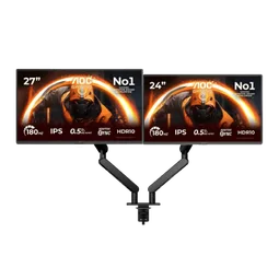 AOC 27G50F 27" FHD/180Hz/IPS + 24G50F 24" FHD/180Hz/IPS + Double Bras