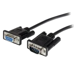 StarTech 2m Straight Through Serial Cable M/F BK