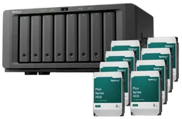 Synology DS1825+ - 8 baies avec 8 disques de 8To HAT3310-8T