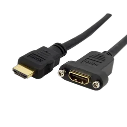 StarTech 3 ft HDMI Cable for Panel Mount - F/M