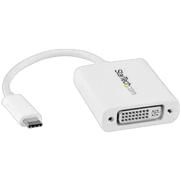 StarTech USB-C to DVI Adapter - White