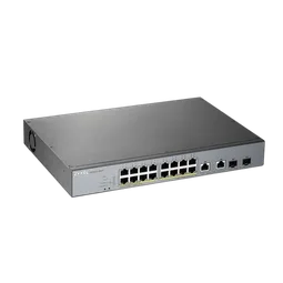 Zyxel 18 Port managed CCTV PoE Switch long ra