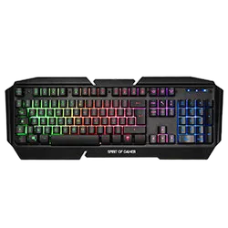 Spirit Of Gamer PRO-K5 - Membrane - Filaire - RGB - Noir