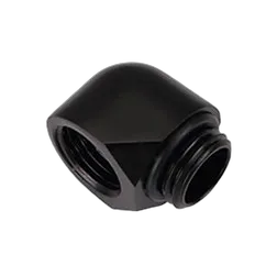 Fitting Male/Femelle 90° noir - 14mm