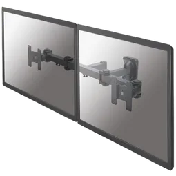 NewStar Wall Mount Dual 10-27" FullMotion SILVER