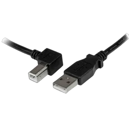 StarTech 1m USB 2.0 A to Left Angle B Cable M/M