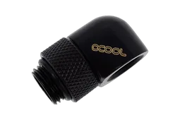Alphacool Fitting coudé rotatif 90° noir - 14mm