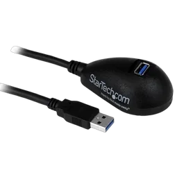 StarTech 5ft Black USB 3 Desktop Extension Cable