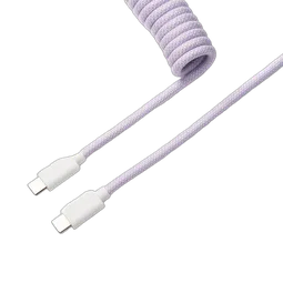 Keychron Cable Coiled Aviator - USB C - Violet