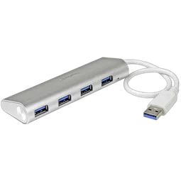 StarTech 4 Port Portable USB 3.0 Hub - Aluminum