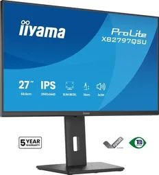 Iiyama XB2797QSU-B1 -  27" QHD 75Hz 1ms Pied réglable Pivot
