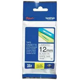 Brother Tape/12mm black on white f P-Touch