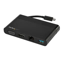 StarTech USB C Adapter - HDMI & VGA - 1xA - GbE