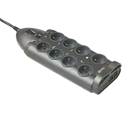 Infosec S8 LAN TV - 8 prises+Coax+RJ45
