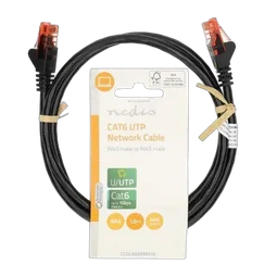 Nedis Câble RJ45 Cat6 U/UTP - 1m - Noir