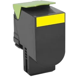 Lexmark - Jaune - 80C2HYE