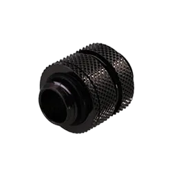 CONSTRUCTEUR Fitting Femelle/Femelle télescopique droit noir - 14mm