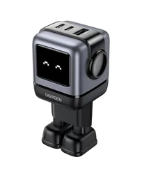 UGREEN Chargeur secteur robot 3 ports - 65W - Gris/Noir