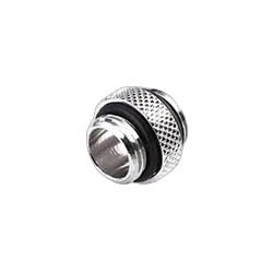 Fitting Mâle/Mâle droit argent - 14mm