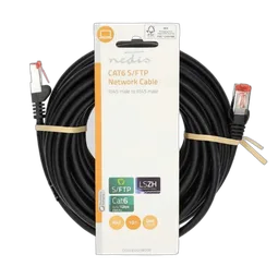 Nedis Câble RJ45 Cat6 S/FTP - 10m - Noir