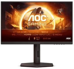 AOC 27G4XE - 27" FHD 180Hz IPS 1ms HDR FreeSync Compatible G-Sync-Seconde Vie