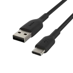 Belkin USB-A to USB-C Cable Braided 0.15M Black