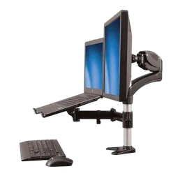 StarTech Single-Monitor Arm with Laptop Stand