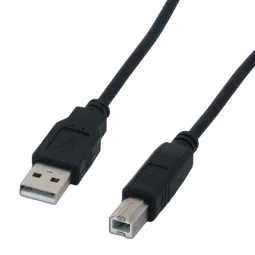MCL Samar USB 2.0 cable A/B plug - 1.80m Black