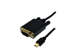 MCL Samar Câble Mini DisplayPort/VGA mâle/mâle - 1.5m - Noir
