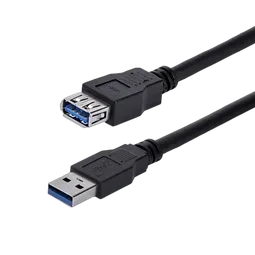 StarTech 1m Black USB 3.0 Extension Cable M/F