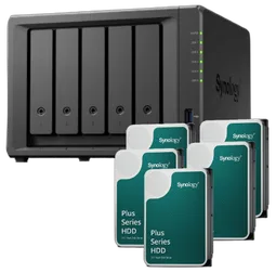 Synology DS1525+ - 5 baies avec 5 disques 6To HAT3300-6T