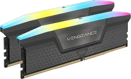 Corsair Vengeance RGB 32Go (2x16Go) DDR5 6000MHz CL 36 Gris