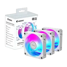 Gigabyte Aorus Ez Chain Fan ICE - Pack 3x120mm - Blanc
