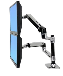Ergotron 45-248-026/LX Dual Arm Pole Mount