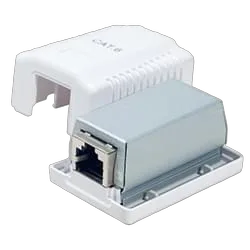 Boitier Mural CAT6 - 1 RJ45 blindé