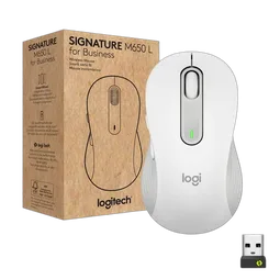 Logitech Signature M650 L - Sans-Fil/Blanc