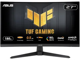 Asus TUF Gaming VG27WQ3B - 27" CURVE QHD 180Hz 1ms Fast-VA HDR FreeSync