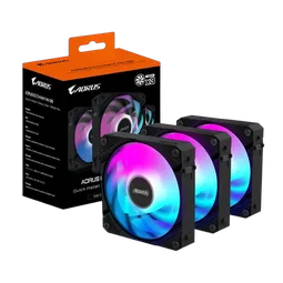 Gigabyte Aorus Ez Chain Fan - Pack 3x120mm - Noir